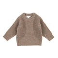 Gebreid wollen babytruitje – merinowol – Cobble