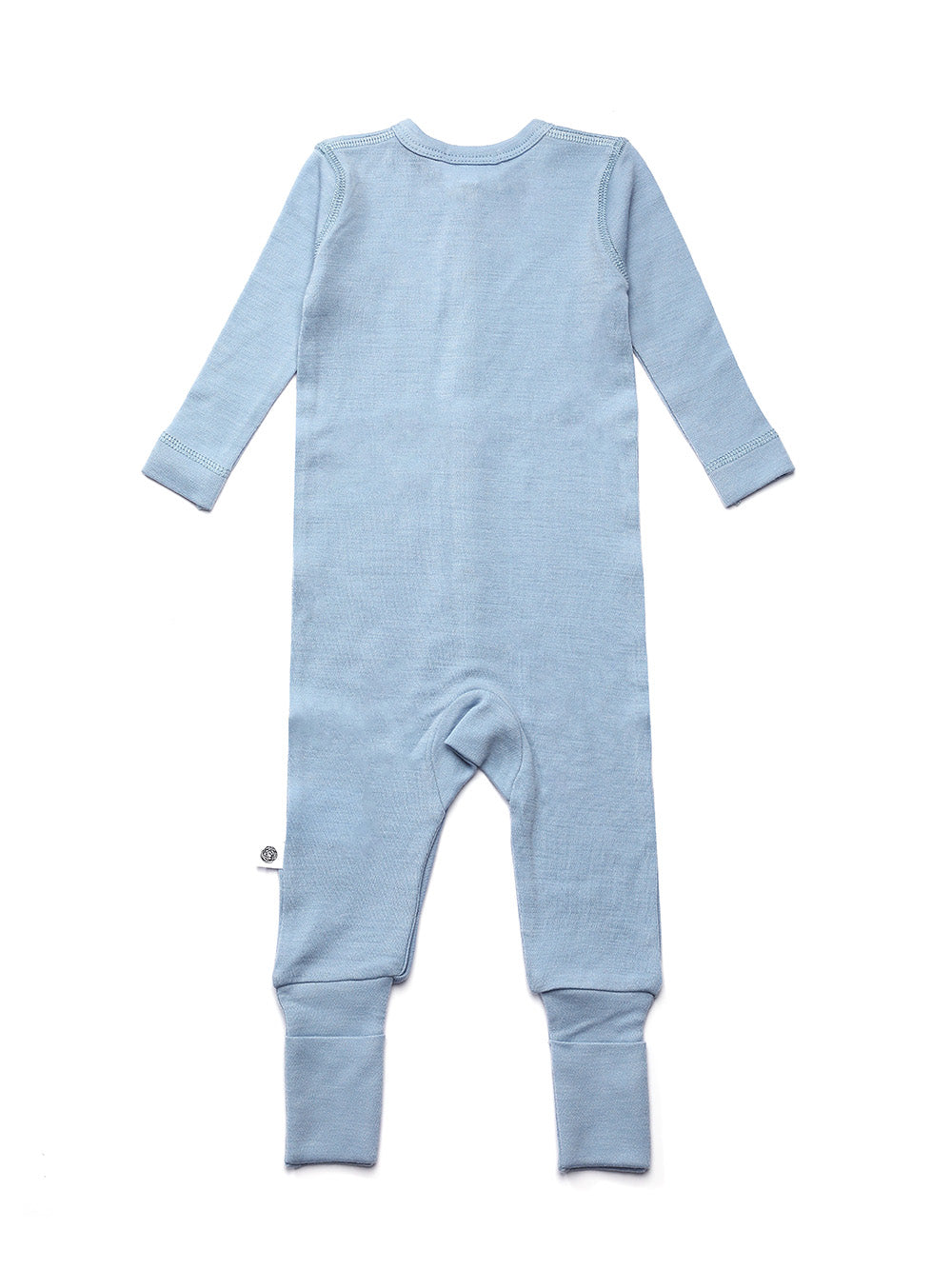 Wollen babypakje – merinowol – Blue Fog
