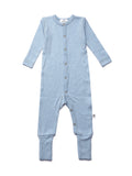 Wollen babypakje – merinowol – Blue Fog