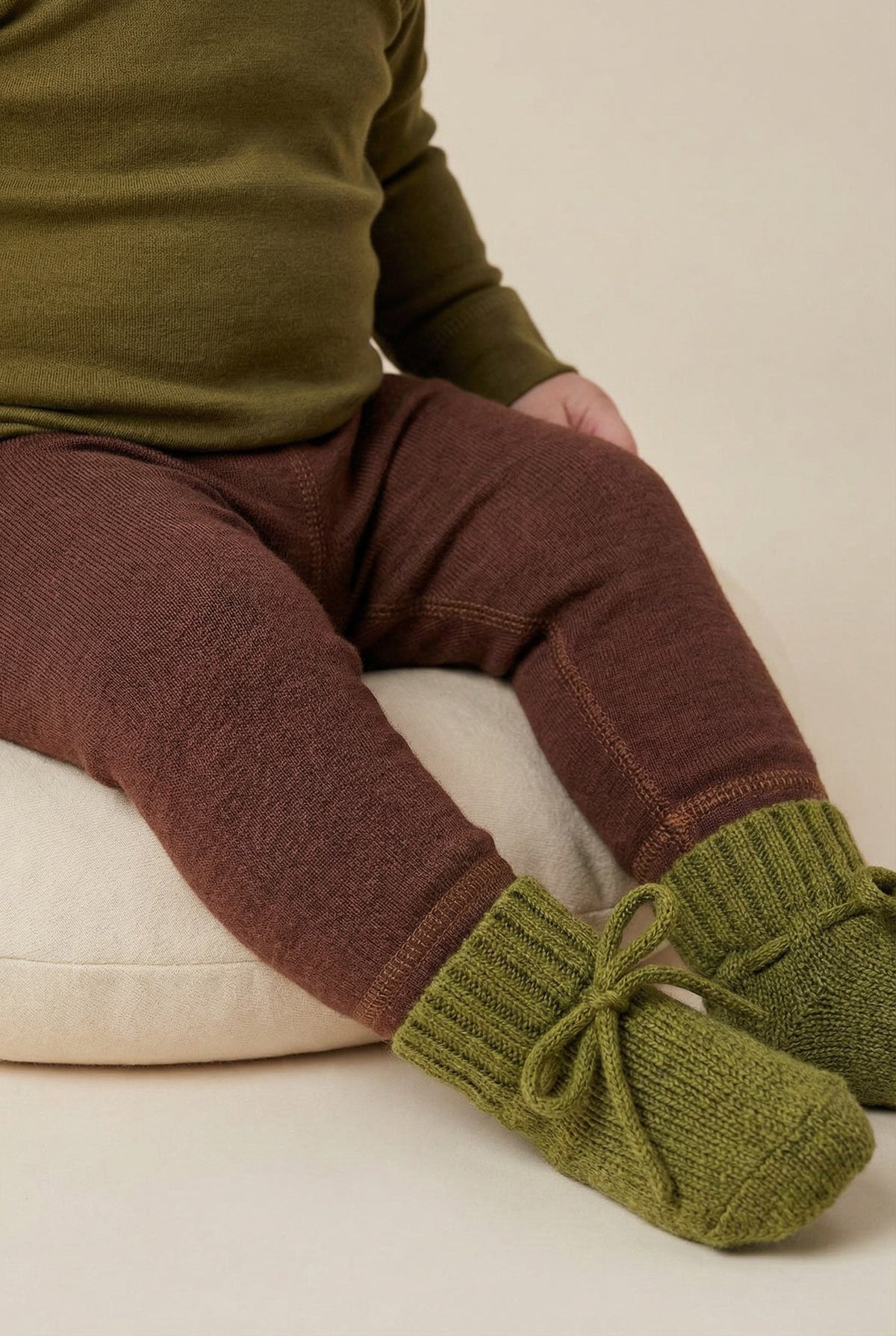 Wollen baby- en kinderbroek – merinowol – Cinnamon