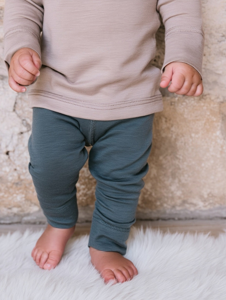 Wollen baby- en kinderbroek – merinowol – Orion Blue