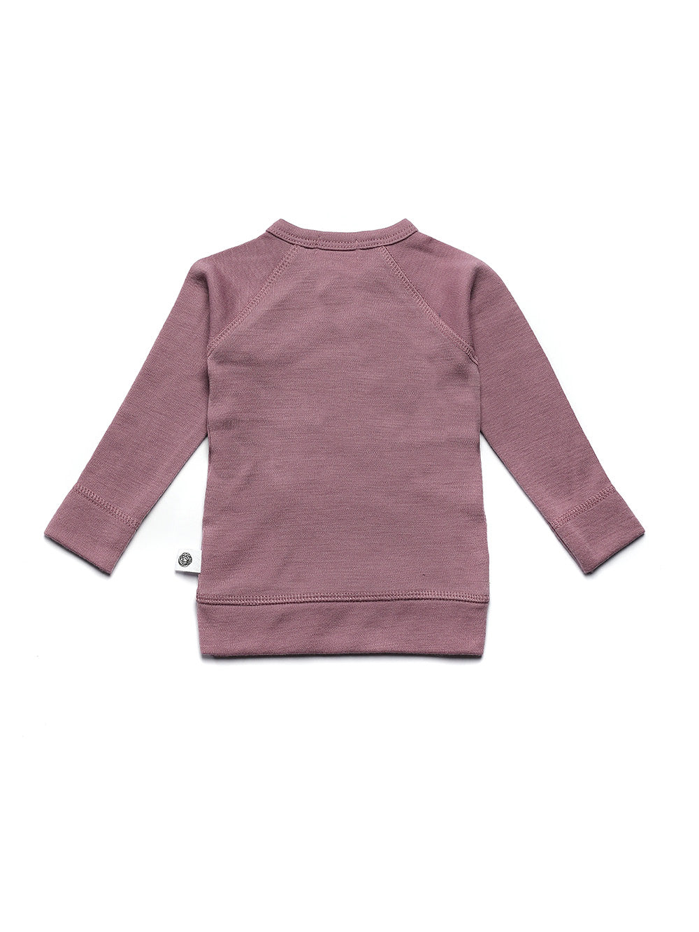 Baby wollen overslagtrui – merinowol – Grape Shake