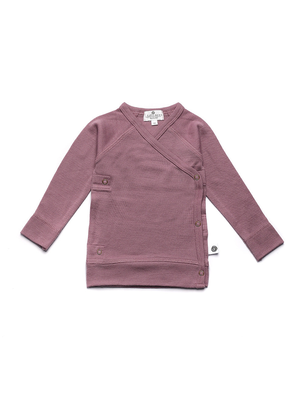 Baby wollen overslagtrui – merinowol – Grape Shake