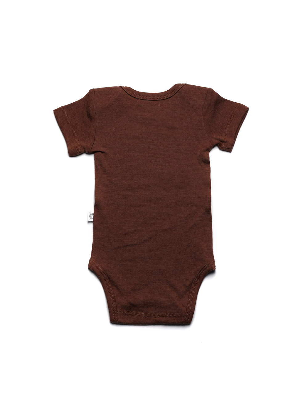 Wollen romper korte mouwen – merinowol – Cinnamon