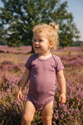 Wollen romper korte mouwen – merinowol – Grape Shake