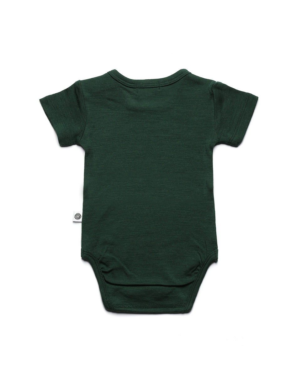 Wollen romper korte mouwen – merinowol – Mountain View