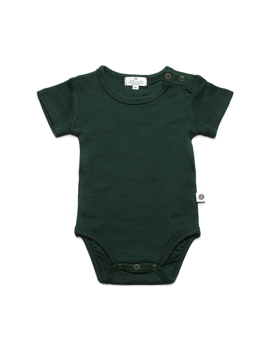 Wollen romper korte mouwen – merinowol – Mountain View