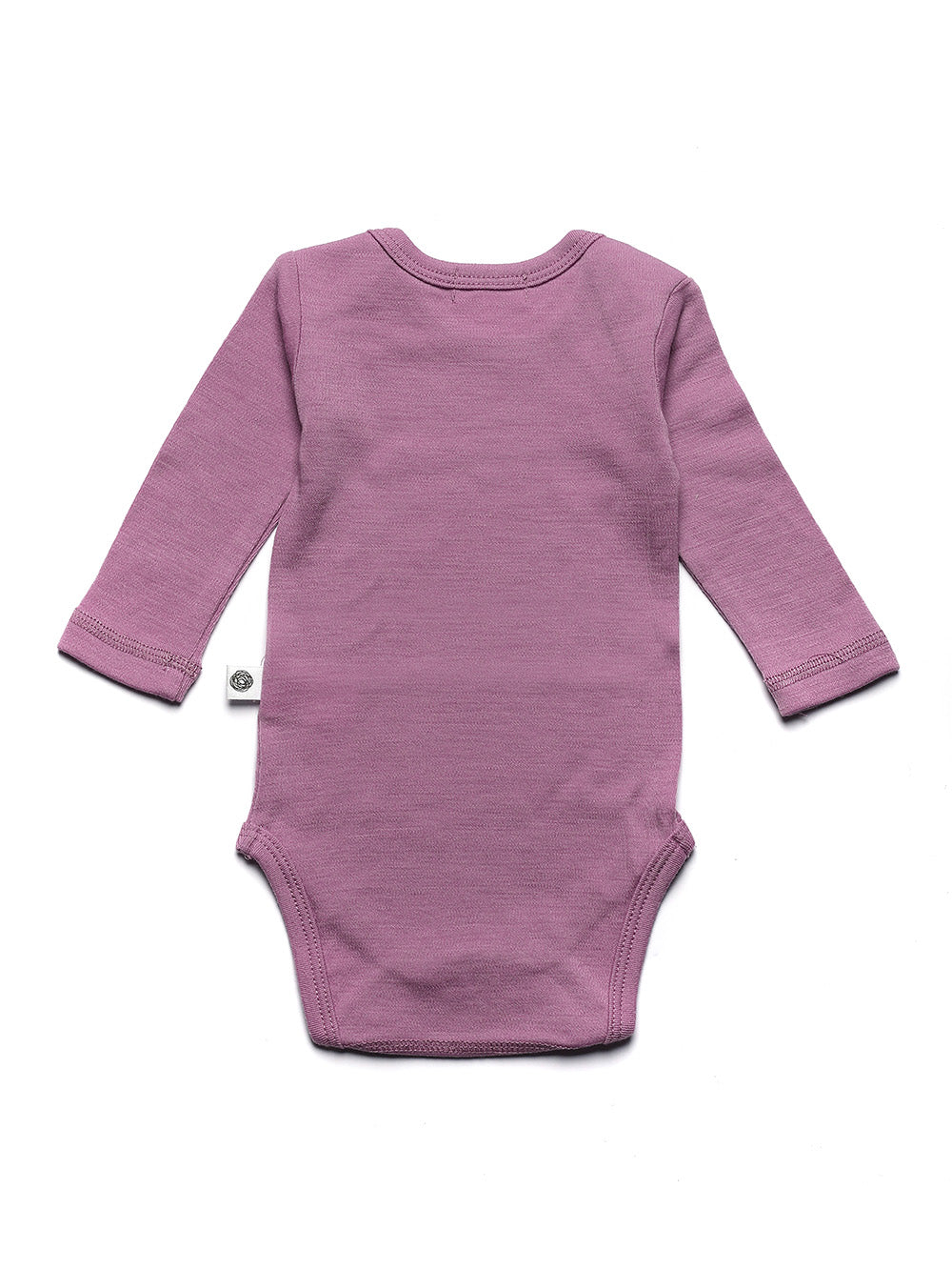 Wollen romper lange mouwen – merinowol – Lavender Mist