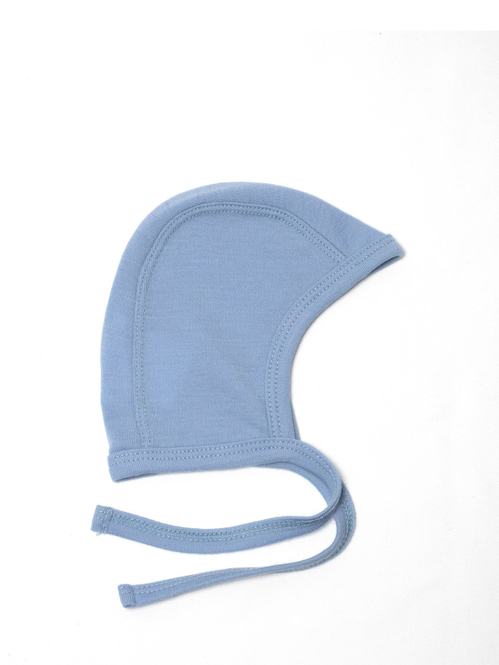 Baby wollen strikmuts – merinowol – Blue Fog