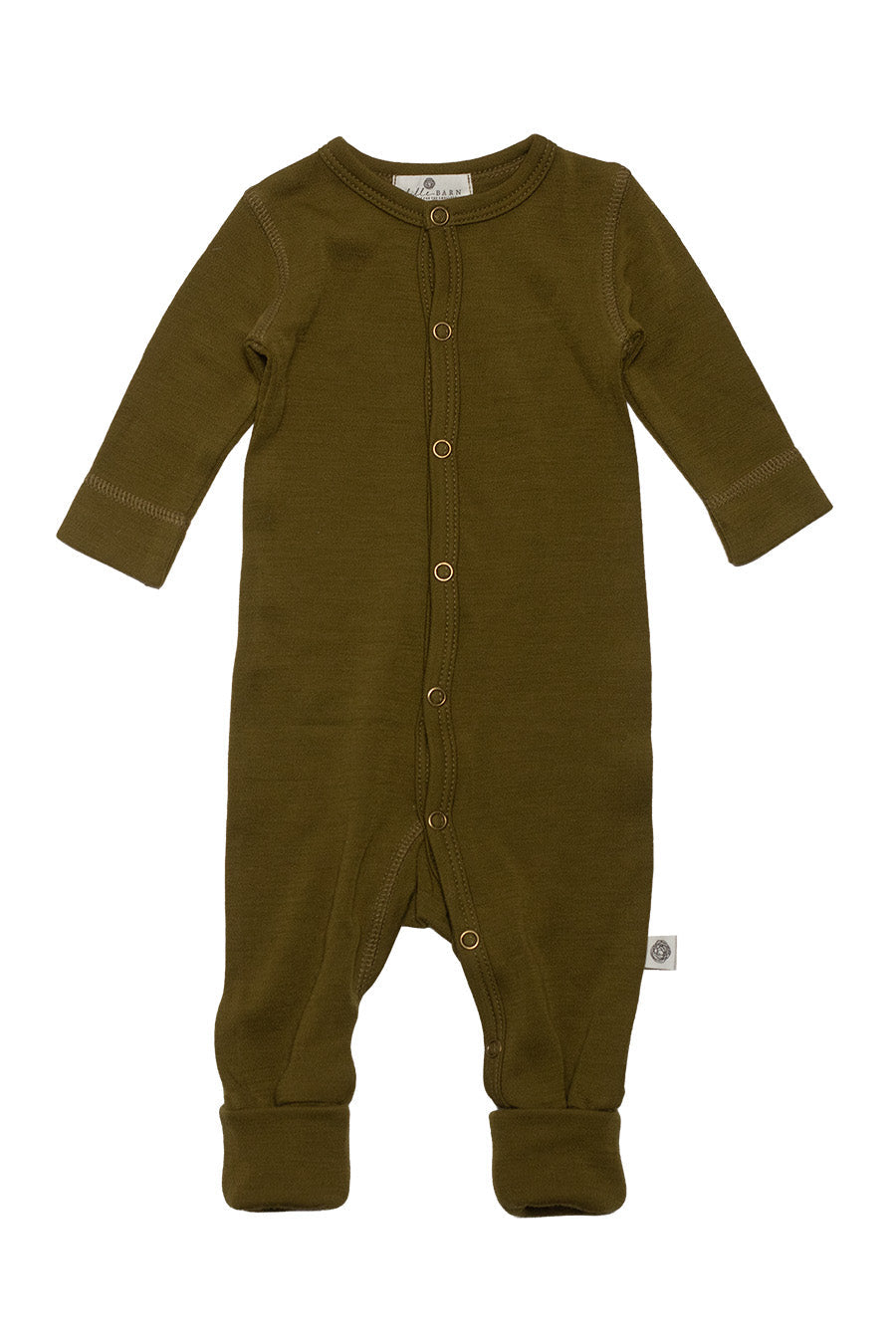 Wollen babypakje – merinowol – Fir Green