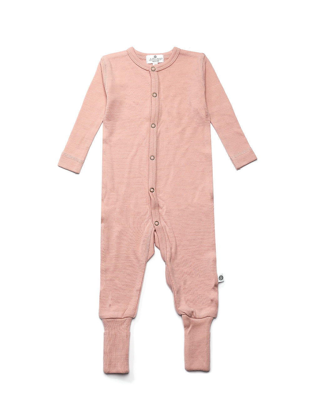Wollen babypakje – merinowol – Misty Rose