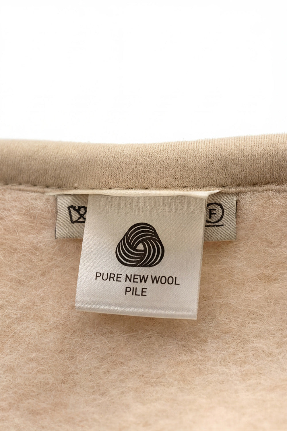Wollen deken peuterbed 120 × 150 cm – merinowol – Amandel