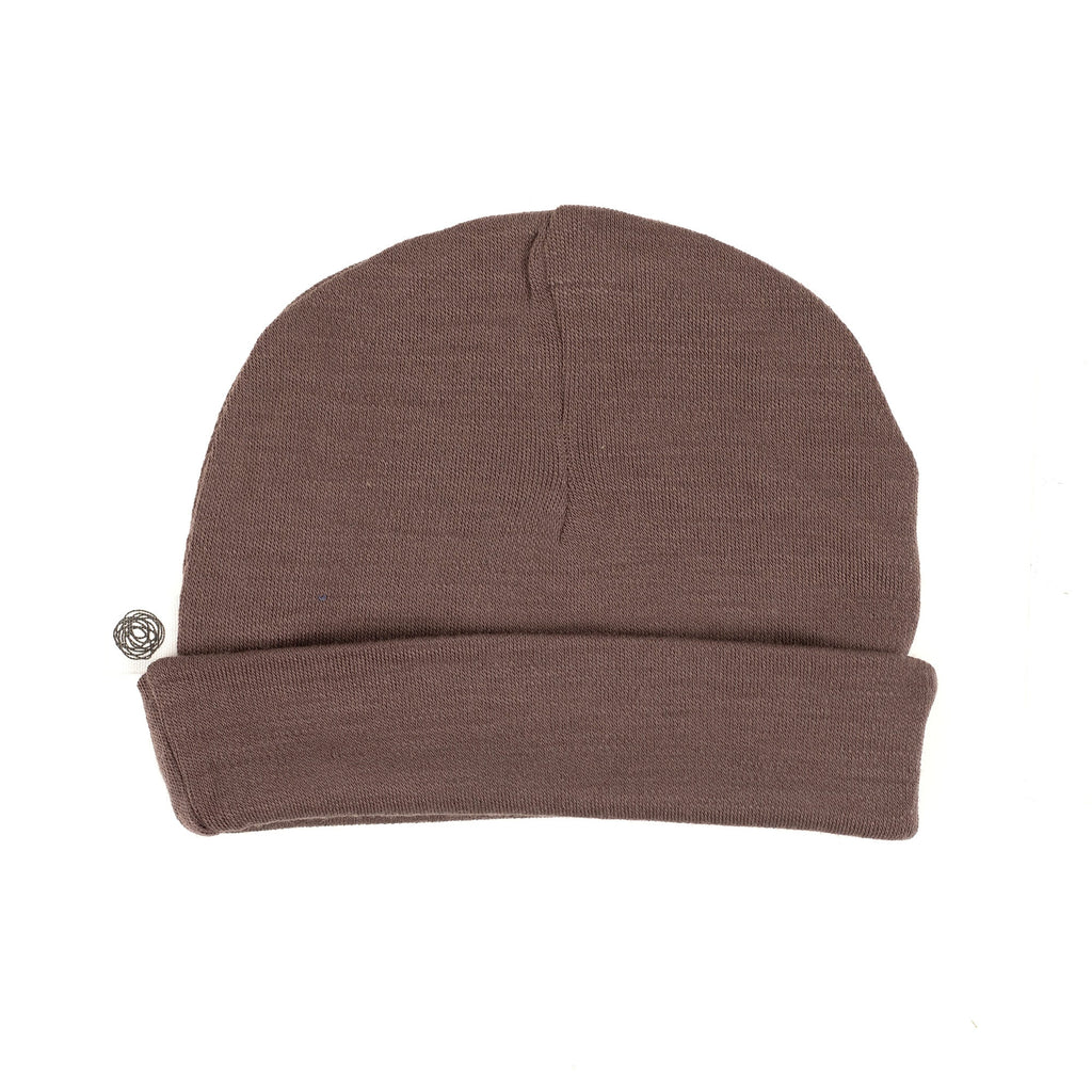 Wollen babymuts – merinowol – Peppercorn