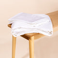 Verzwaringsdeken hoes - 140x200 cm - Wit - Bamboe