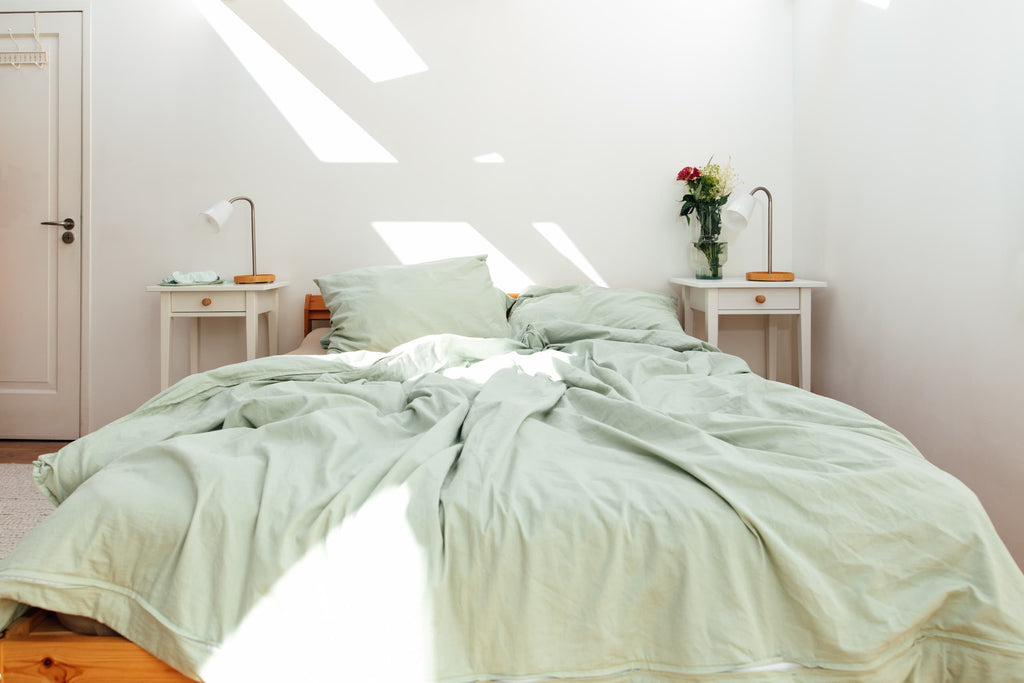 Verzwaringsdeken hoes - 90x120 cm - Groen - Katoen