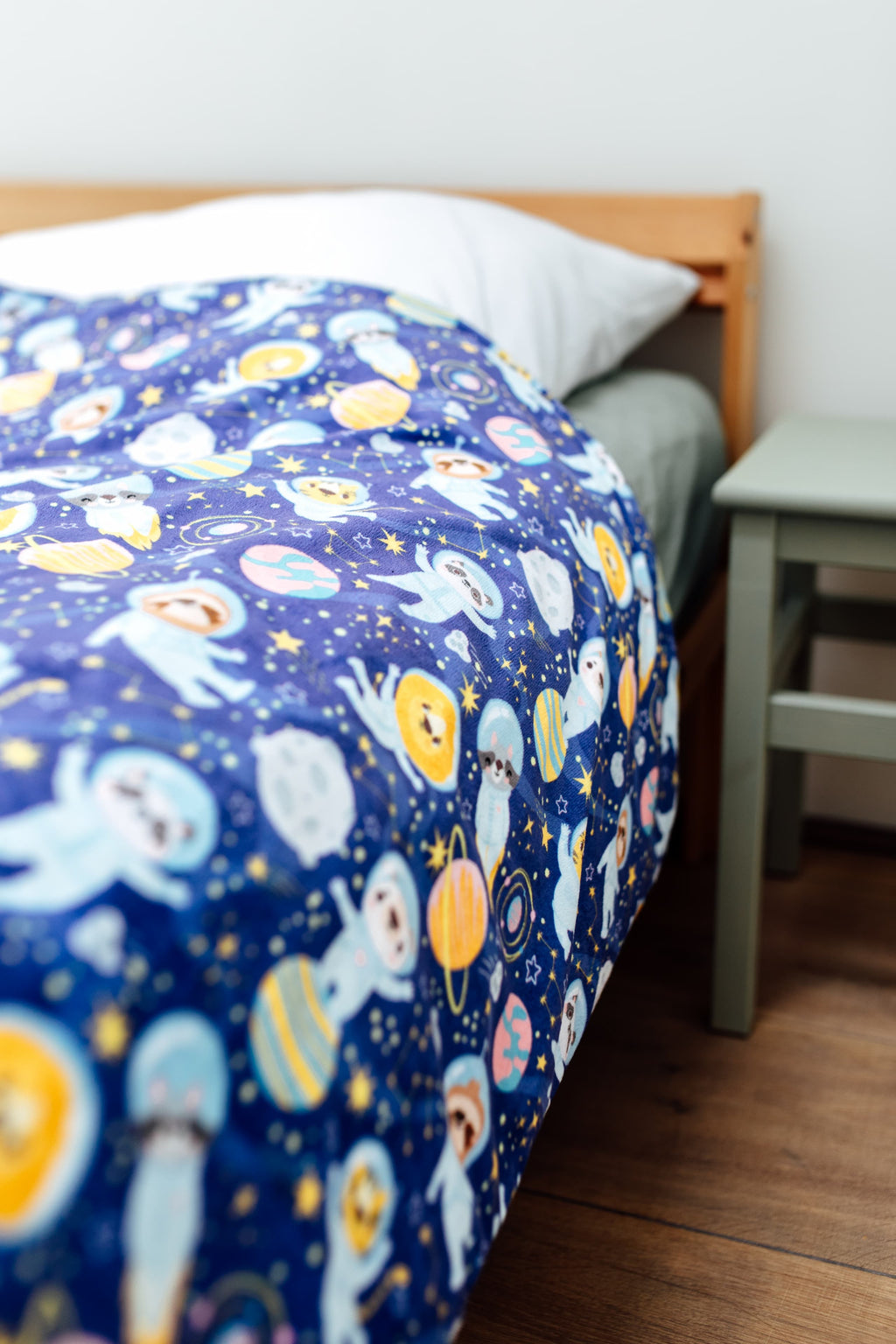 Verzwaringsdeken hoes - 100x150 cm - Astronaut - Minky
