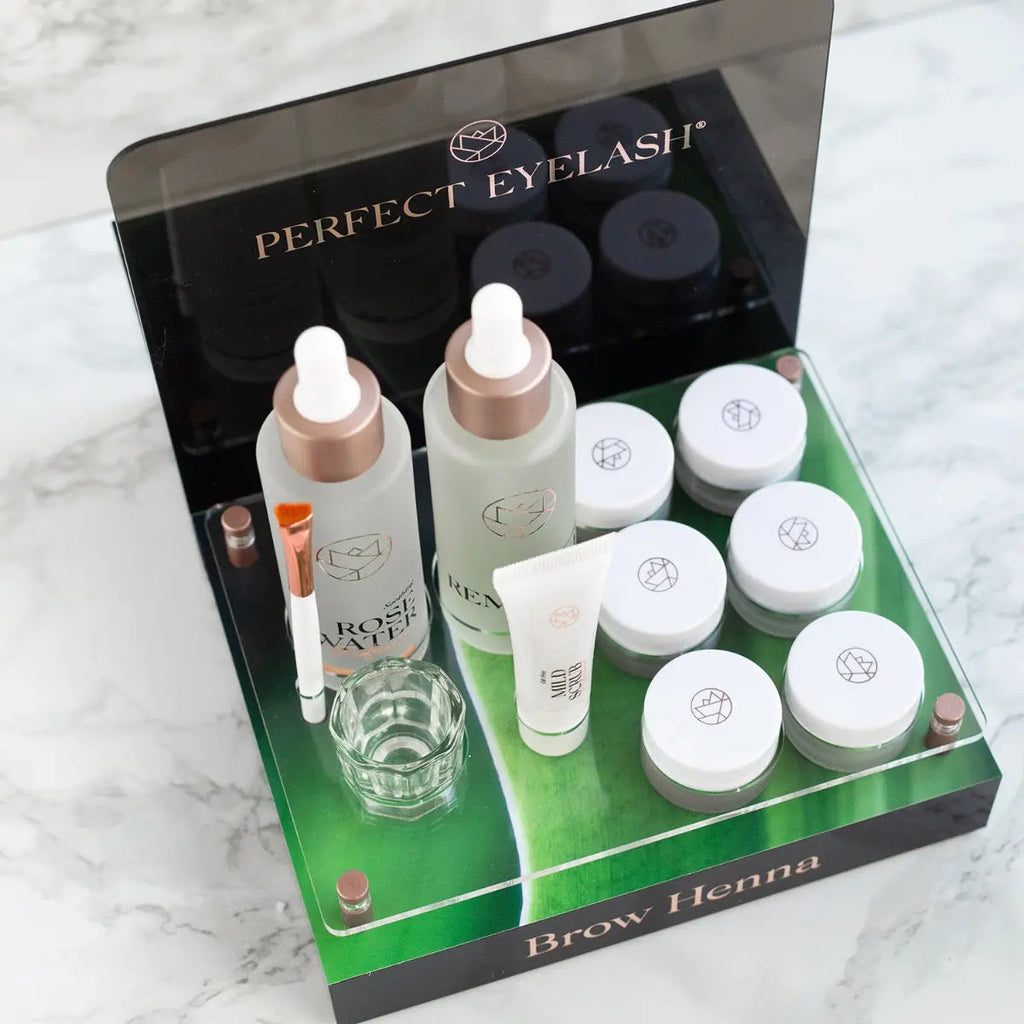 Brow Henna Display