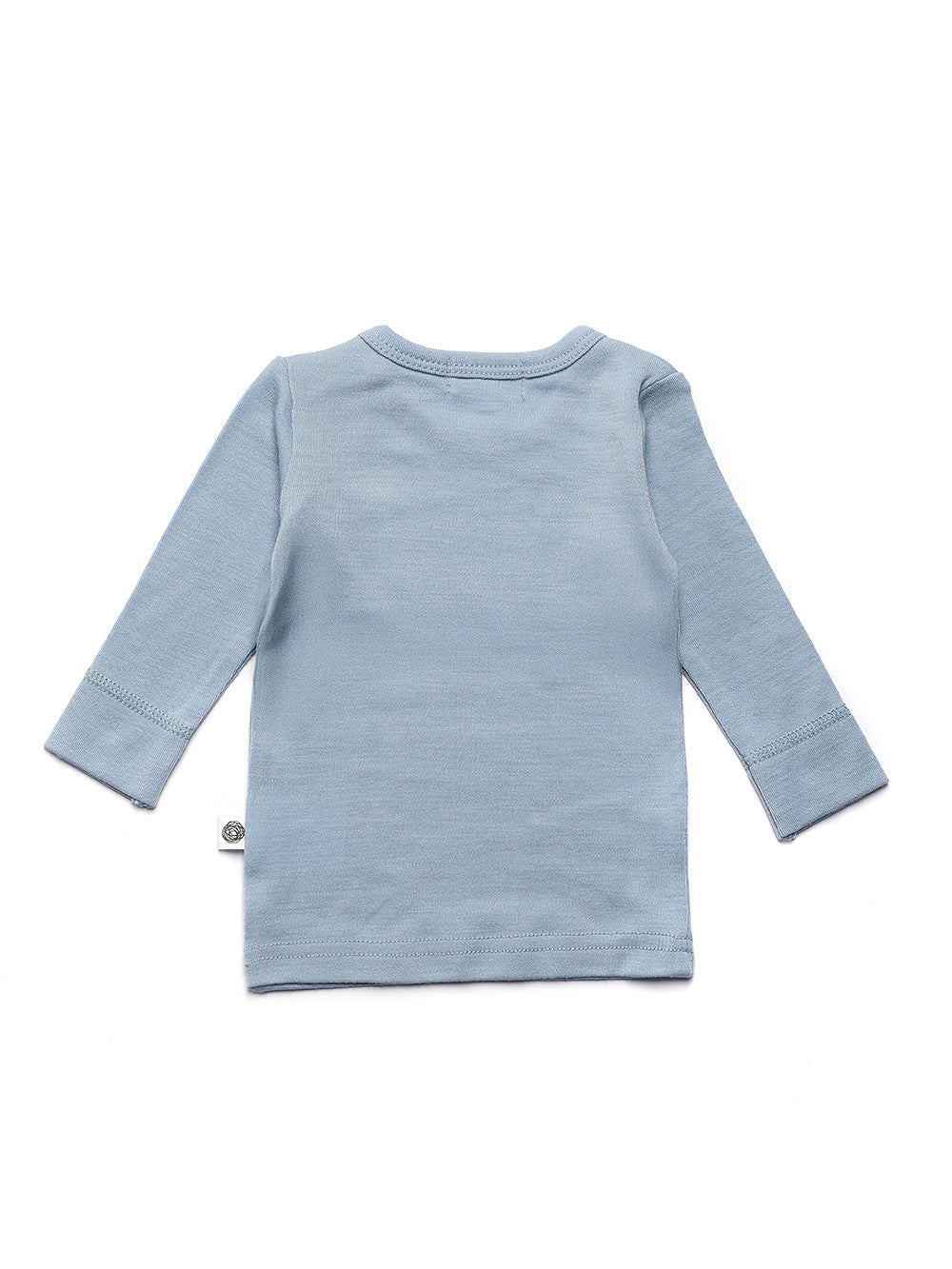 Wollen baby- en kindertrui – merinowol – Blue Fog