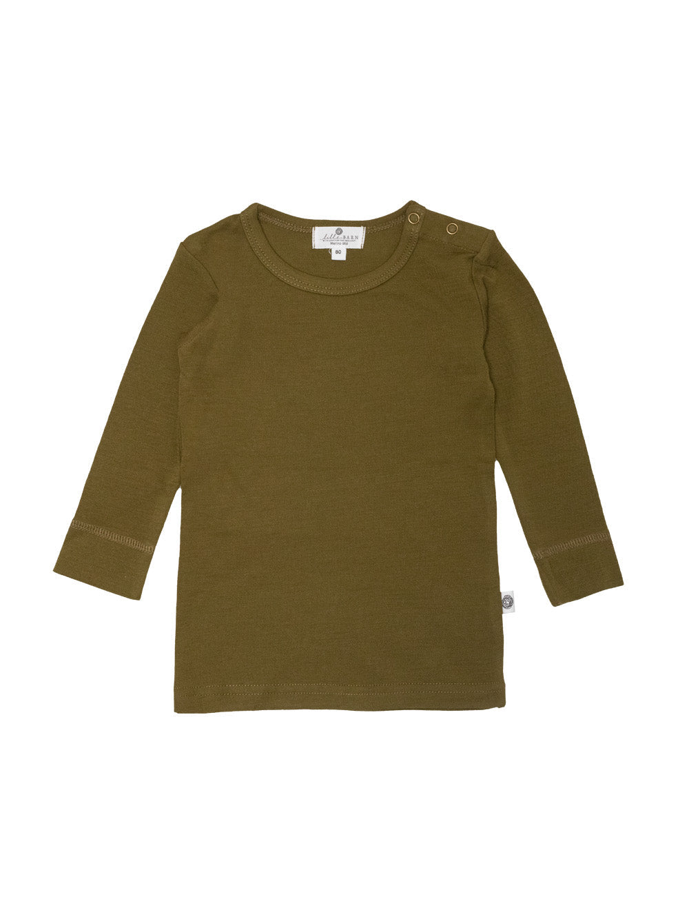 Wollen baby- en kindertrui – merinowol – Fir Green