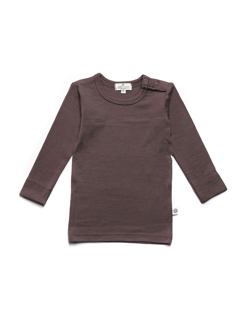 Wollen baby- en kindertrui – merinowol – Peppercorn