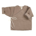 Wollen babyvestje – merinowol fleece – Beige