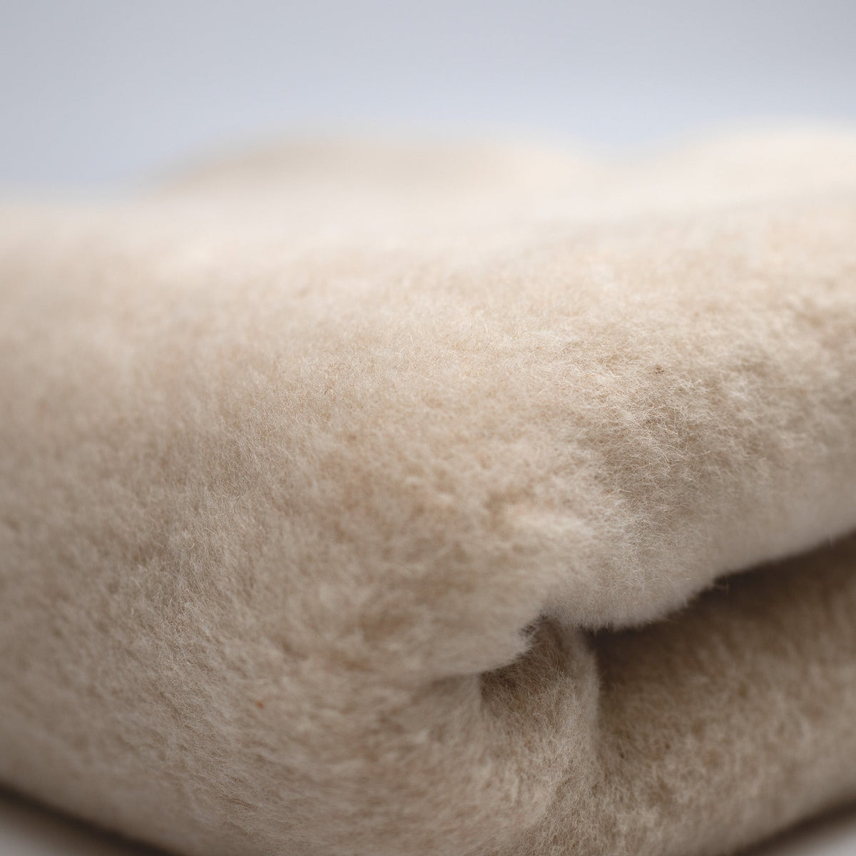 Wollen ledikantdeken wol 93 × 135 cm – Kameel / merinowol