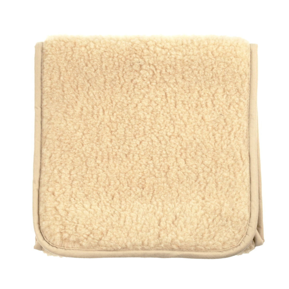 Wollen onderlegger co-sleeper amandel – merinowol – 50 × 90 cm
