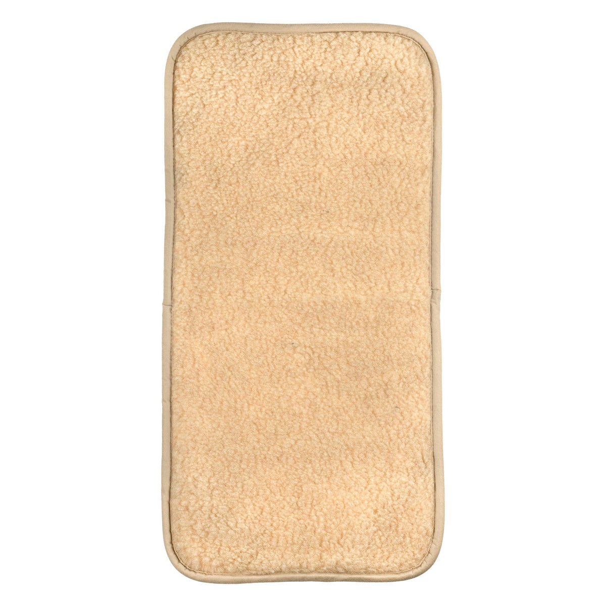 Wollen onderlegger co-sleeper amandel – merinowol – 50 × 90 cm