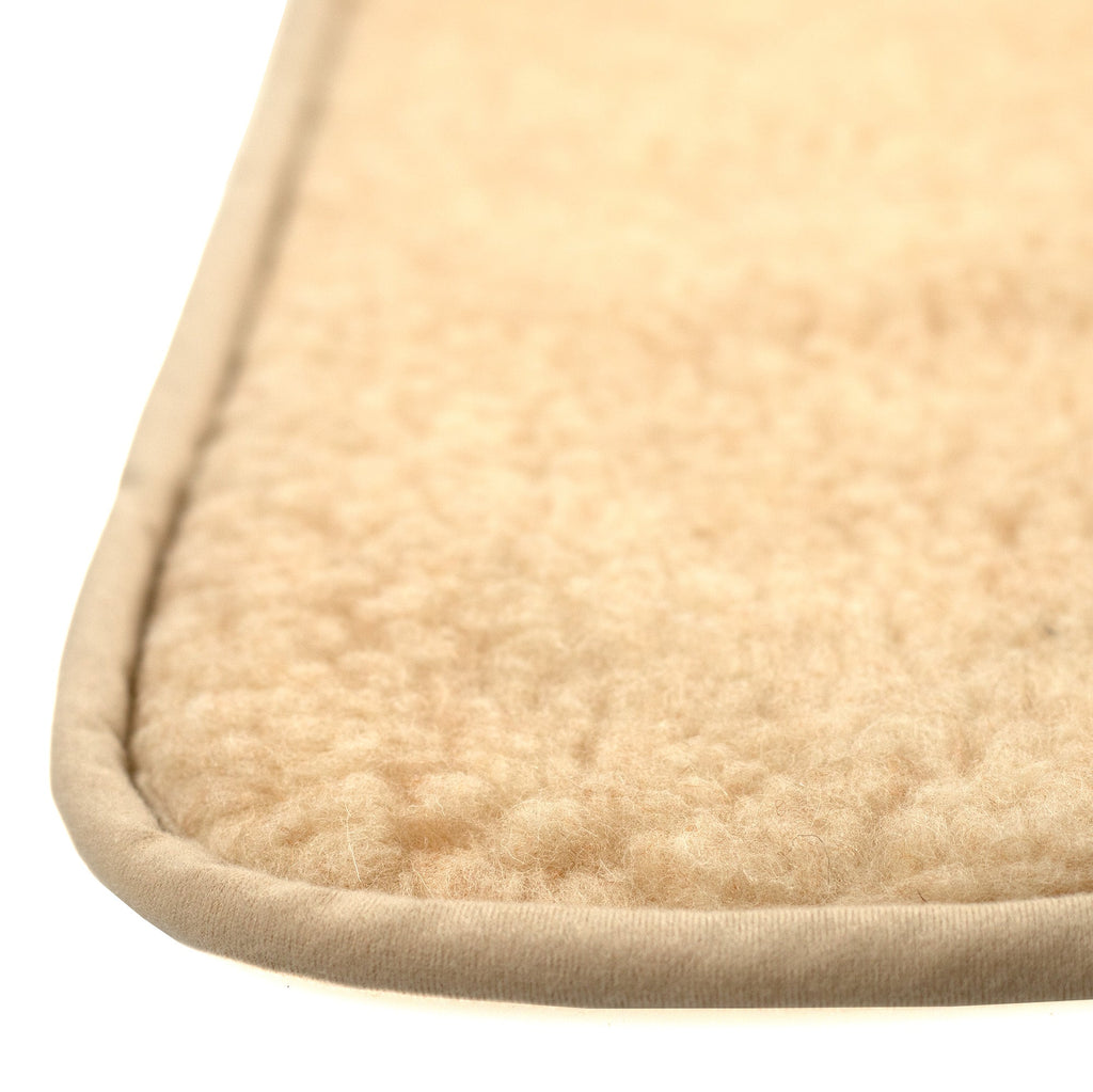 Wollen onderlegger wieg amandel – merinowol – 40 × 80 cm